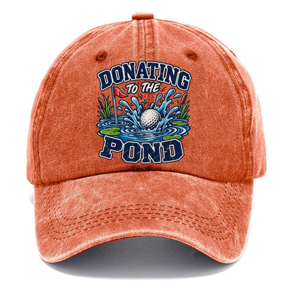 Donating To The Pond Golf Life Classic Cap – Terracotta Clay