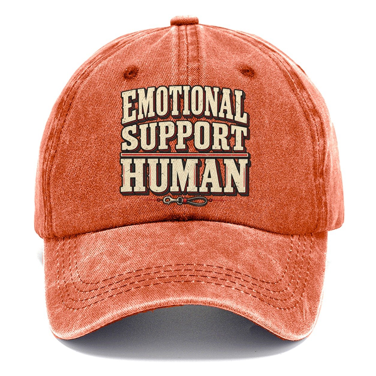 Emotional Support Human American Wit Classic Cap – Terracotta Clay