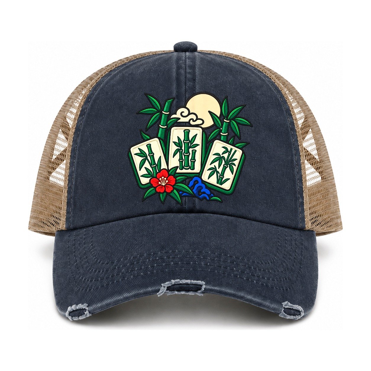 Navy-Khaki — front view