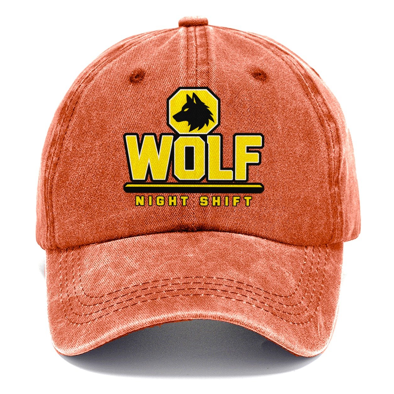 Wolf Night Shift Heavy Duty Classic Cap – Terracotta Clay