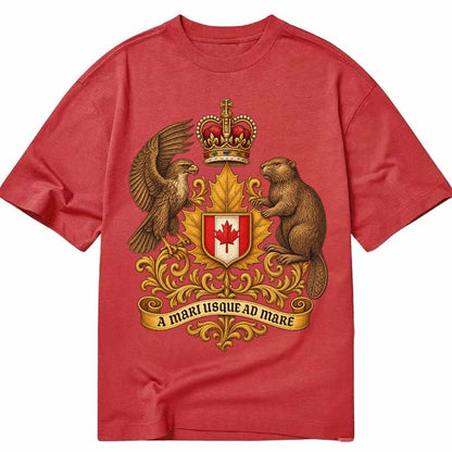 Canada Heritage Maple Badge Classic T-shirt – Red