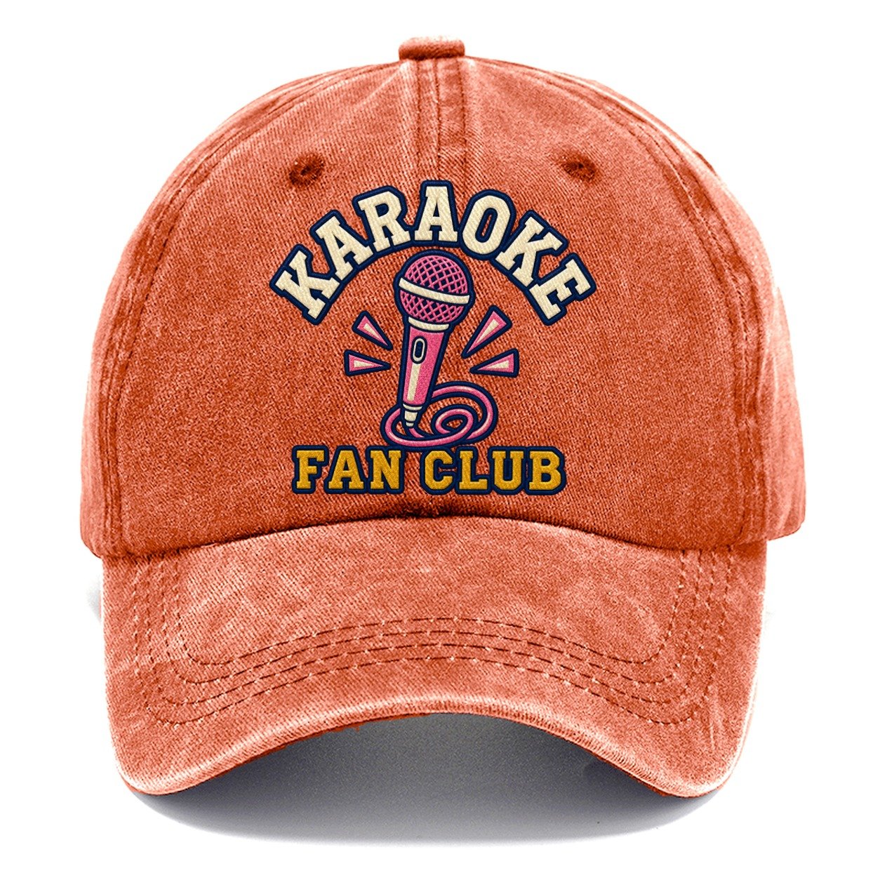Karaoke Fan Club Classic Cap – Terracotta Clay