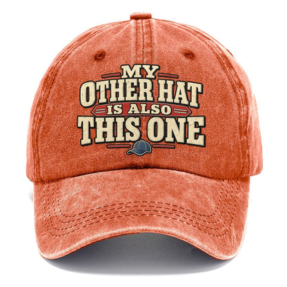 My Other Hat Is Also This One American Wit Classic Cap – Terracotta Clay
