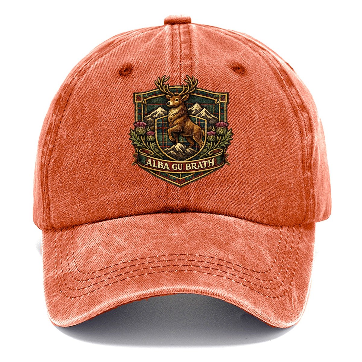 Scottish Highlands Classic Cap – Terracotta Clay