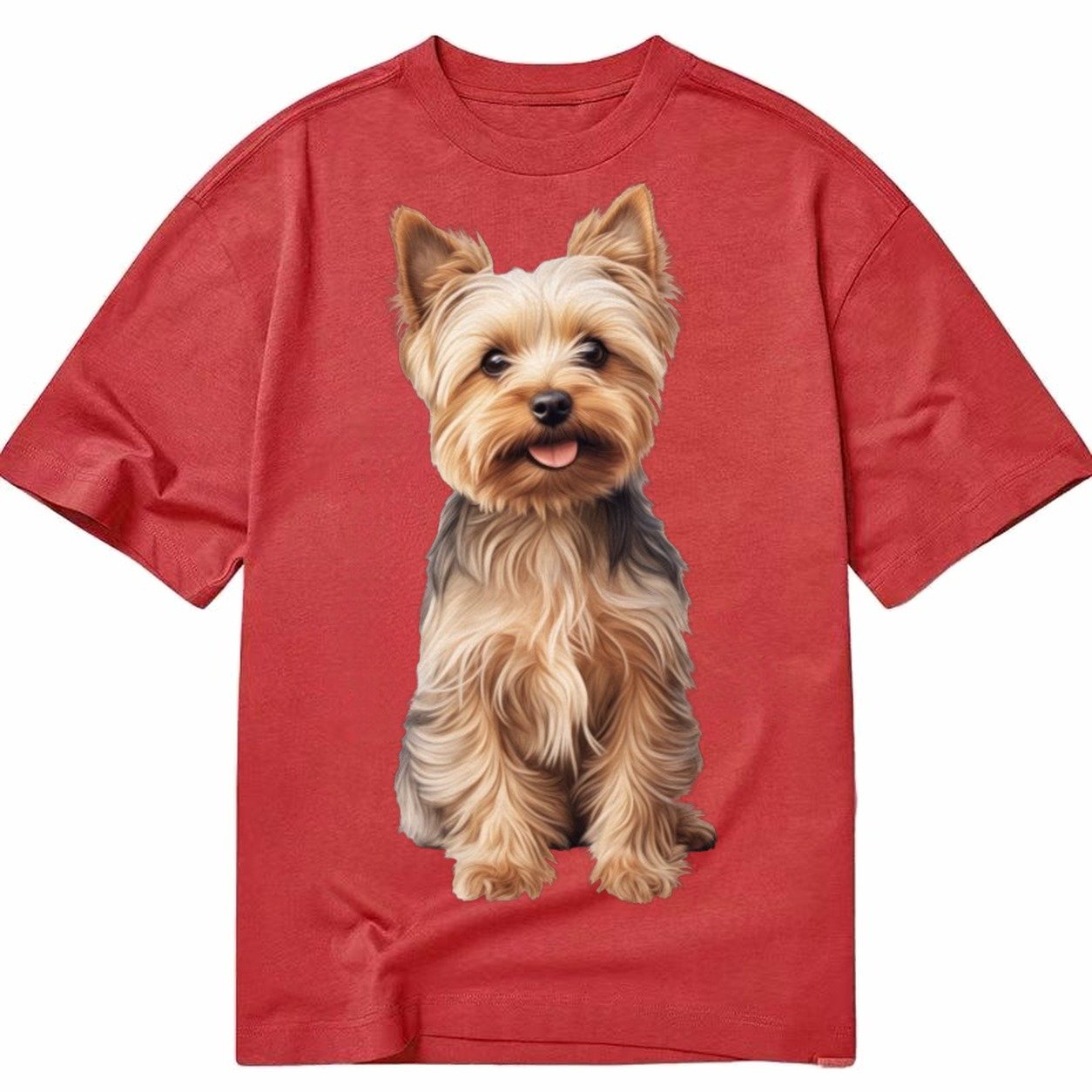 Yorkshire Terrier Dog Classic T-shirt – Red