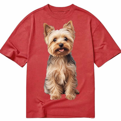 Yorkshire Terrier Dog Classic T-shirt – Red