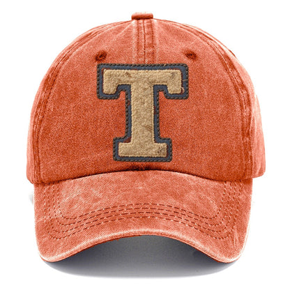 Varsity Chenille T Monogram Classic Cap – Terracotta Clay
