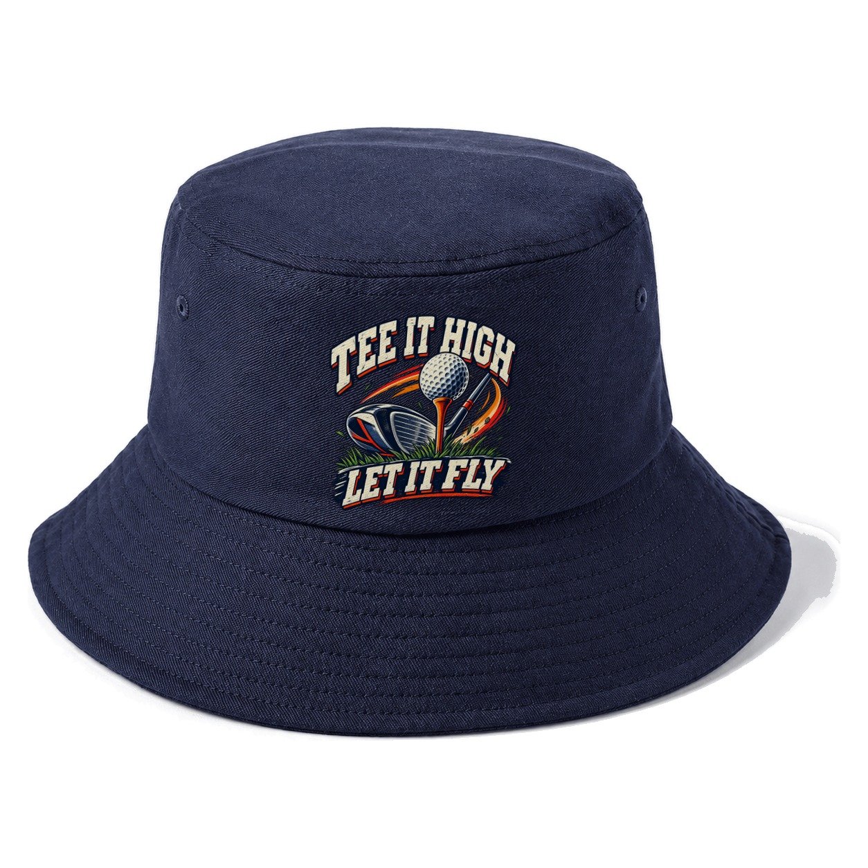 Tee It High Let It Fly Golf Life Bucket Hat – Twilight Navy