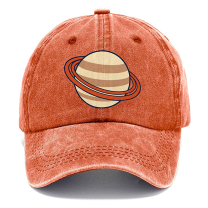 Saturn Ring Geometry Astronomy And Stargazing Classic Cap – Terracotta Clay
