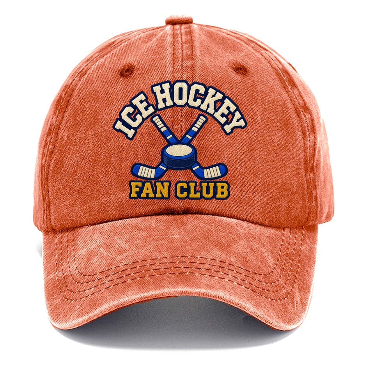 Ice Hockey Fan Club Classic Cap – Terracotta Clay