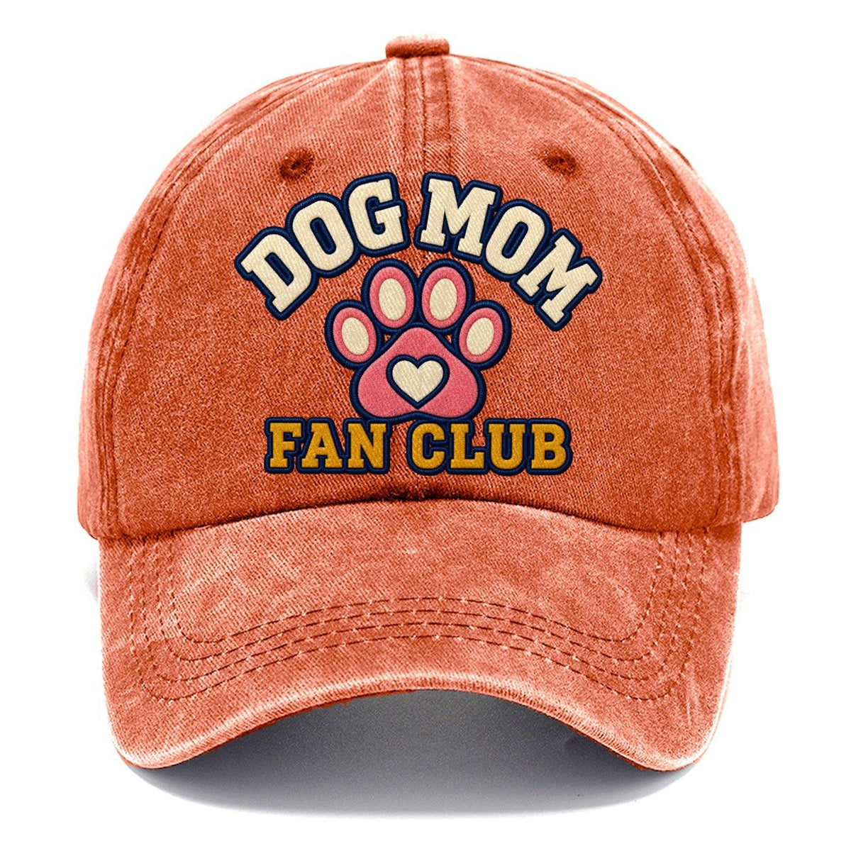 Dog Mom Fan Club Classic Cap – Terracotta Clay