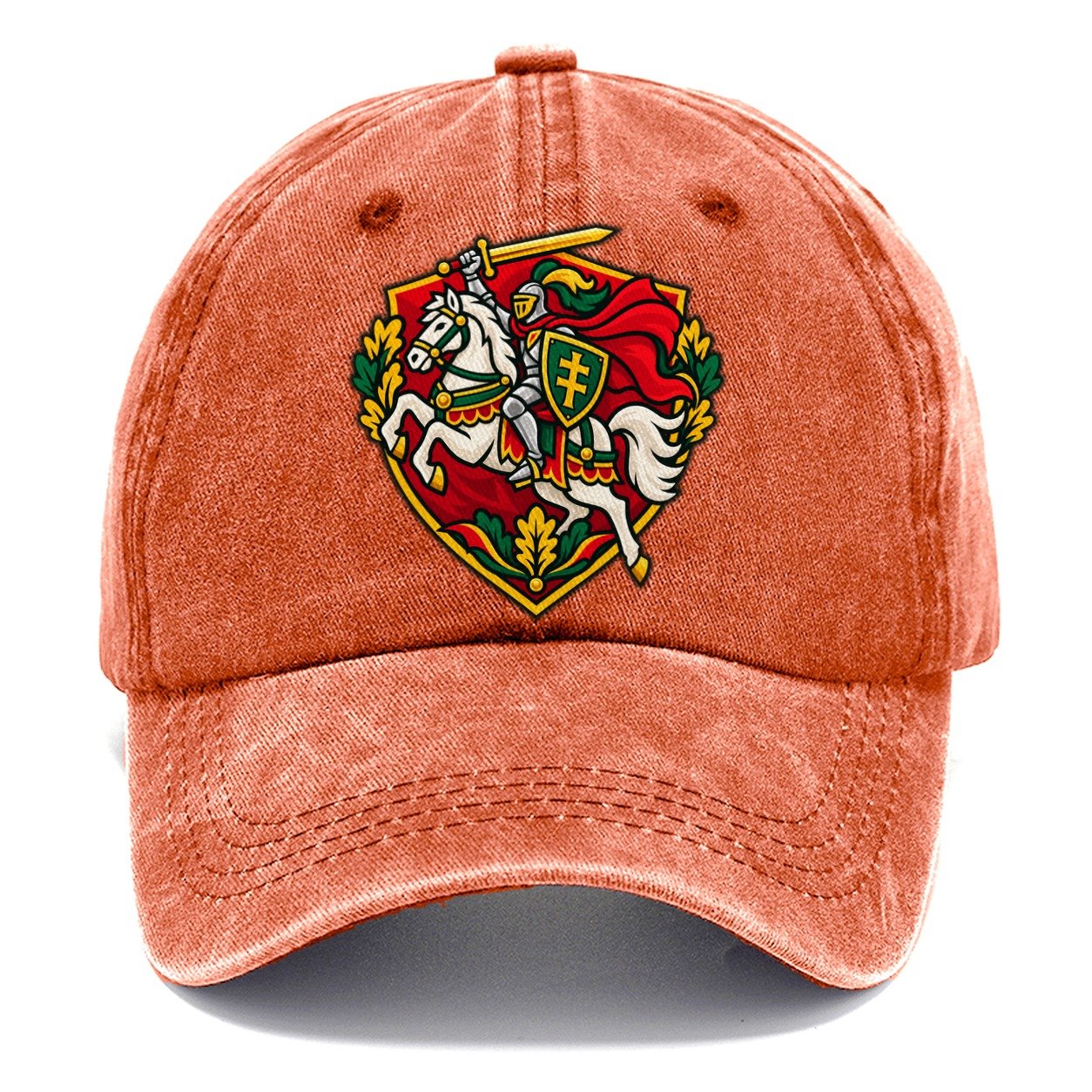 Lithuania Minimal Emblem Country Logos Classic Cap – Terracotta Clay