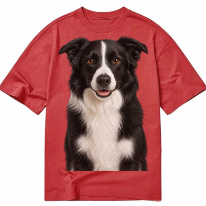 Border Collie Intelligent Companion Classic T-shirt – Red