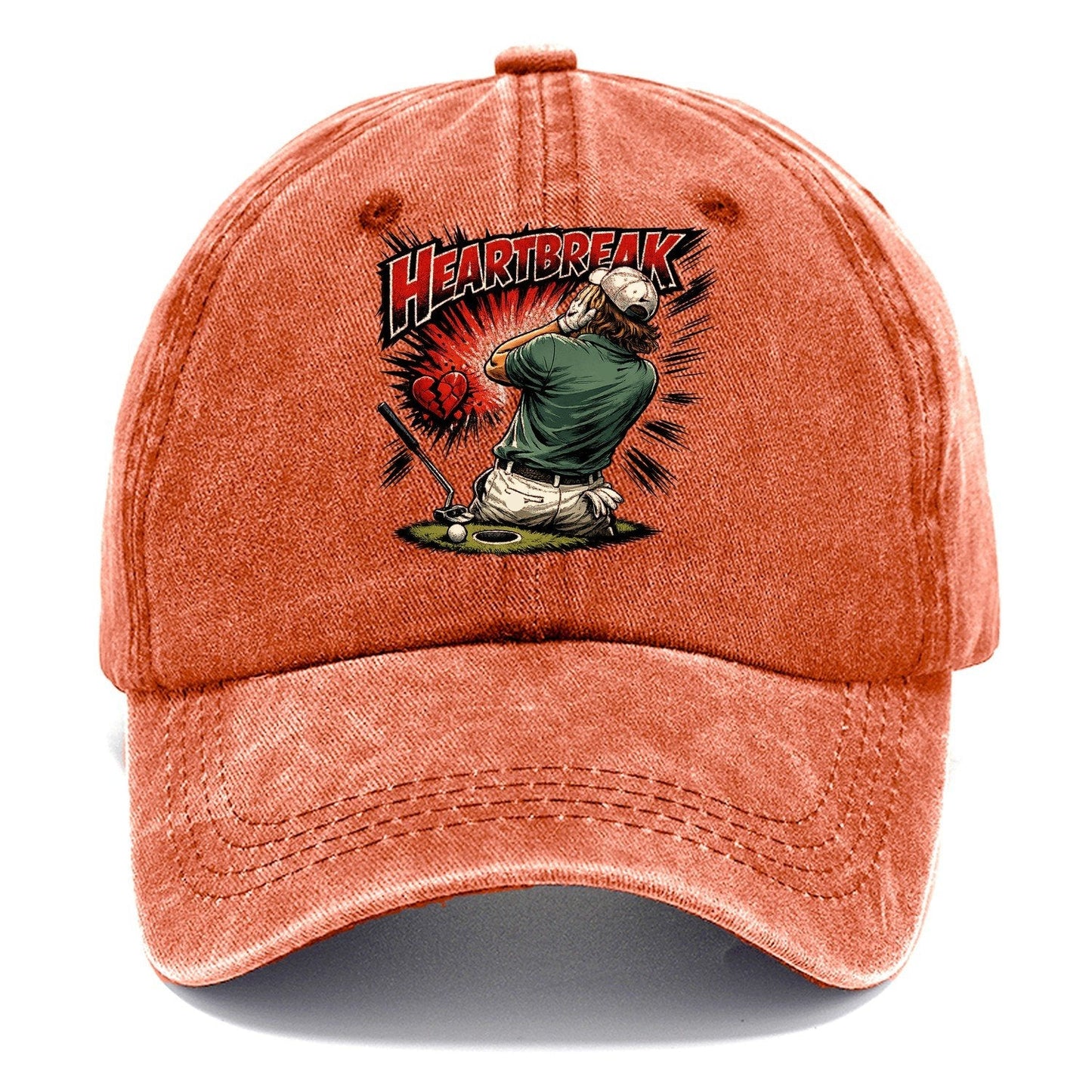 Golf Heartbreak Classic Cap – Terracotta Clay