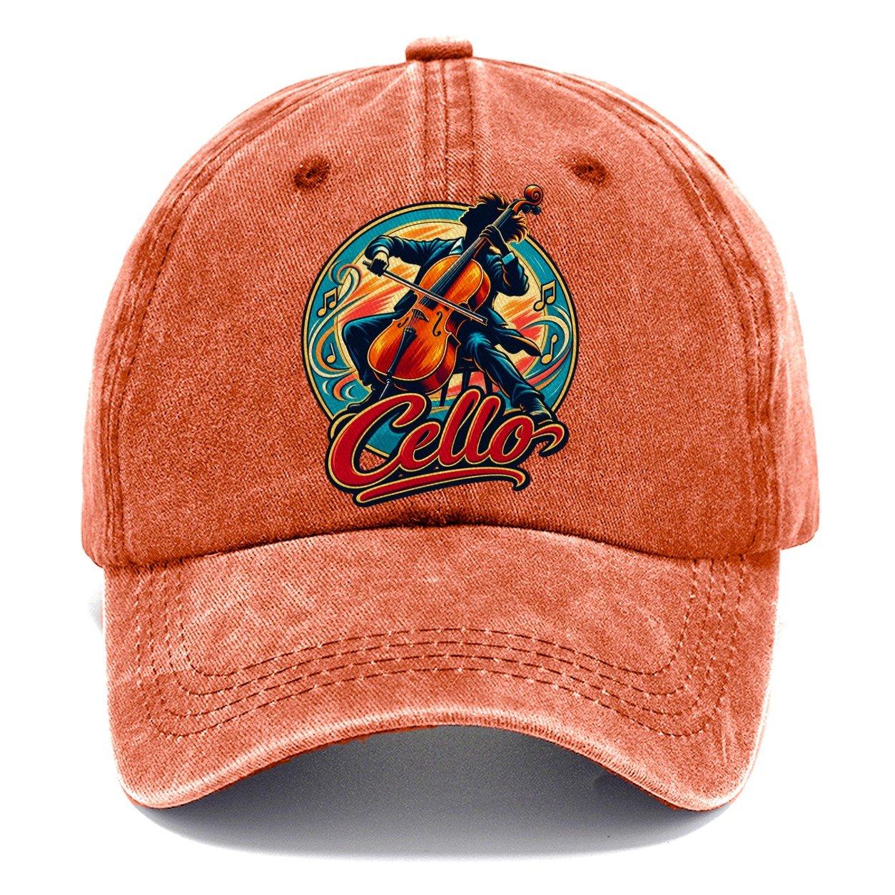 Cello Crest Music Instruments Classic Cap – Terracotta Clay