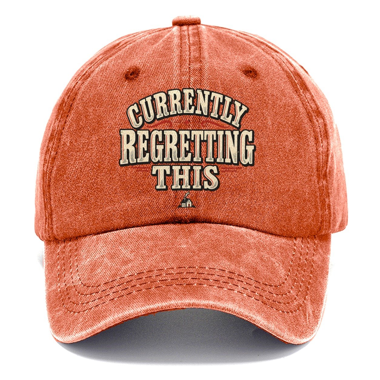 Currently Regretting This American Wit Classic Cap – Terracotta Clay