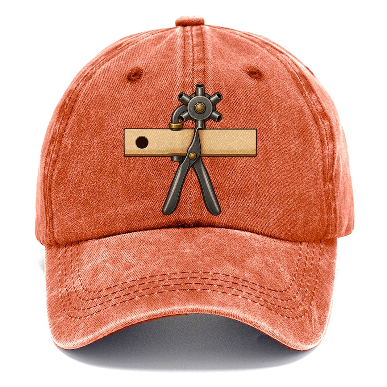 Punch And Strap Leathercraft Classic Cap – Terracotta Clay