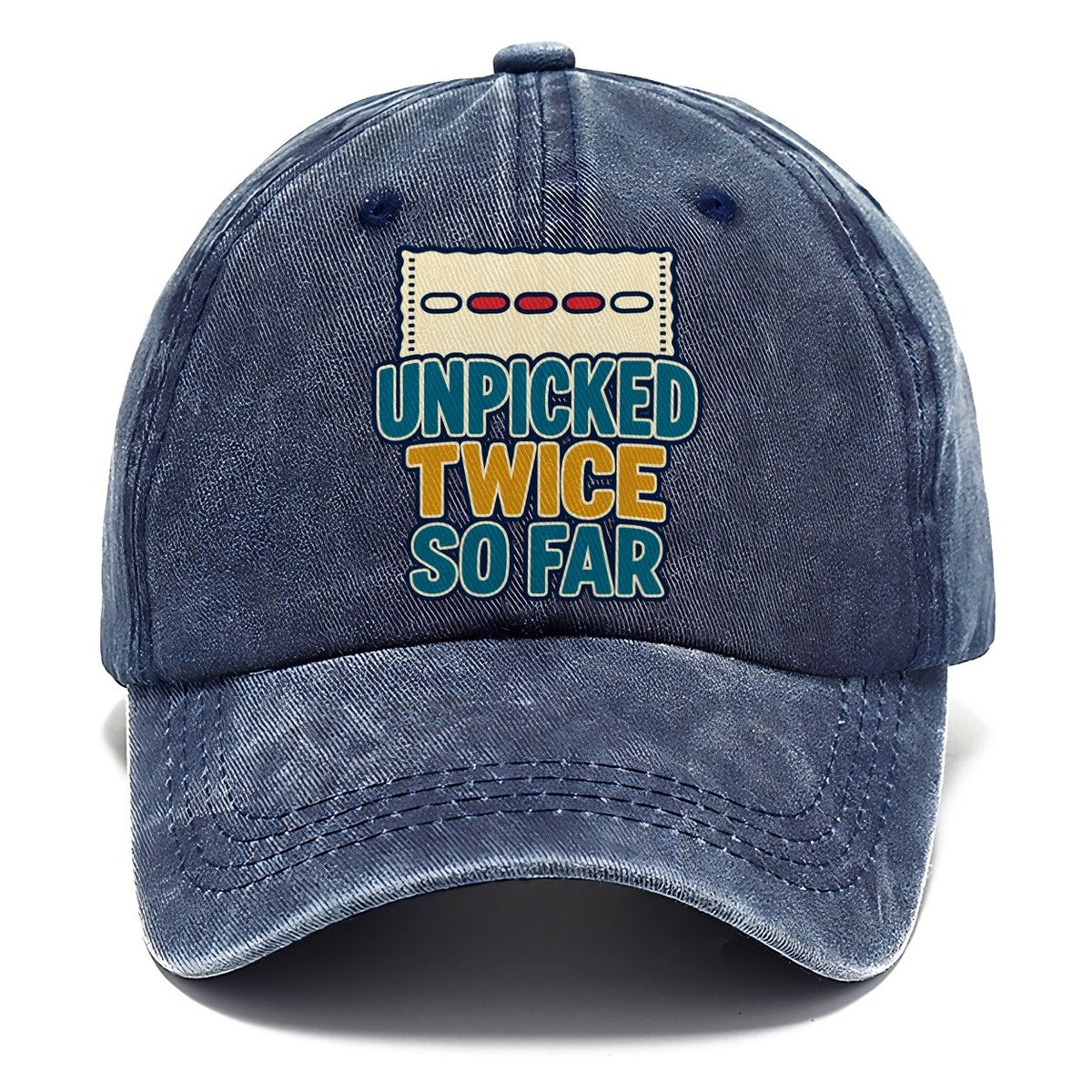 Unpicked Twice So Far And Needlework Classic Cap – Twilight Navy
