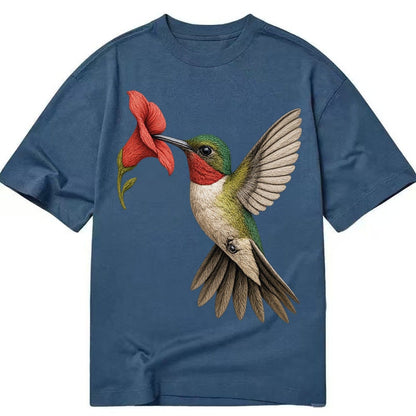 Hummingbird Harmony Classic T-shirt – Twilight Navy