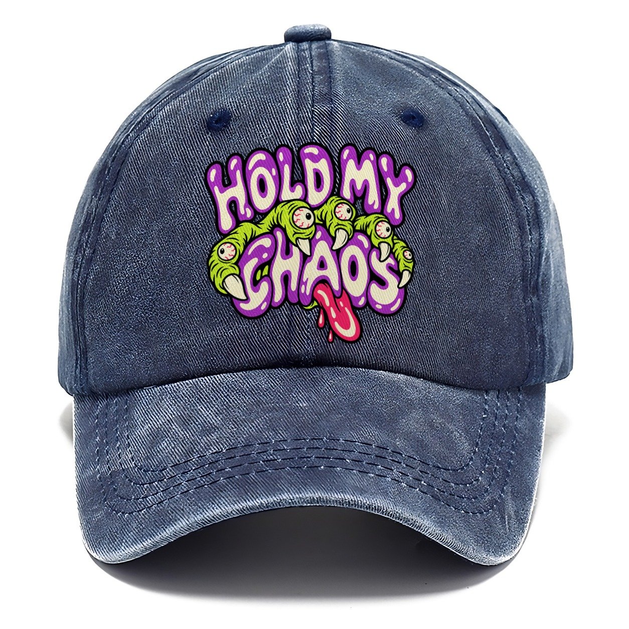 Hold My Chaos Crazy Styles Classic Cap – Twilight Navy