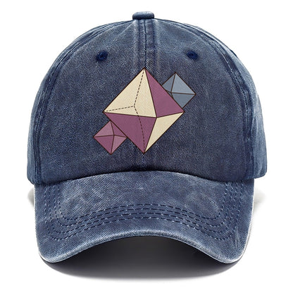 Fluorite Crystal Geometry Rocks And Minerals Classic Cap – Twilight Navy