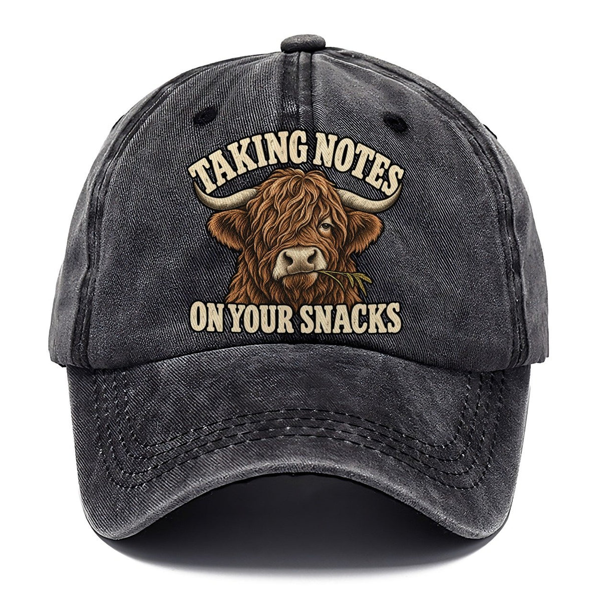 Highland Snack Notes Character Club Classic Cap – Graphite