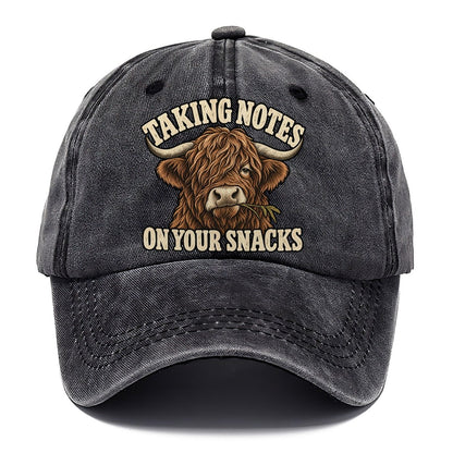 Highland Snack Notes Character Club Classic Cap – Graphite