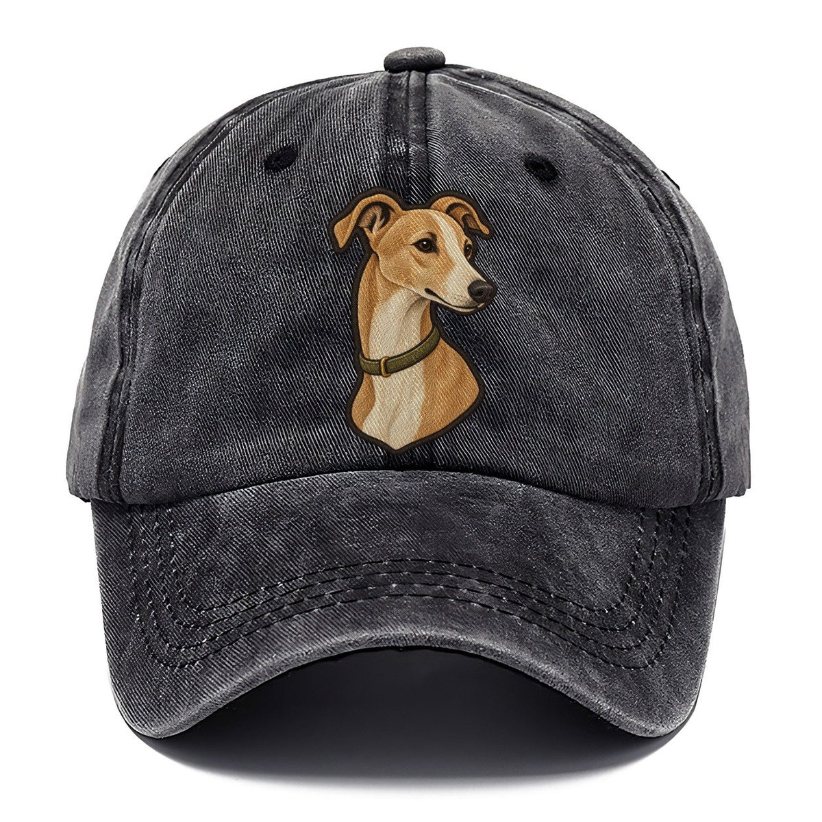 Whippet Head Portrait Fan Favorites Classic Cap – Graphite