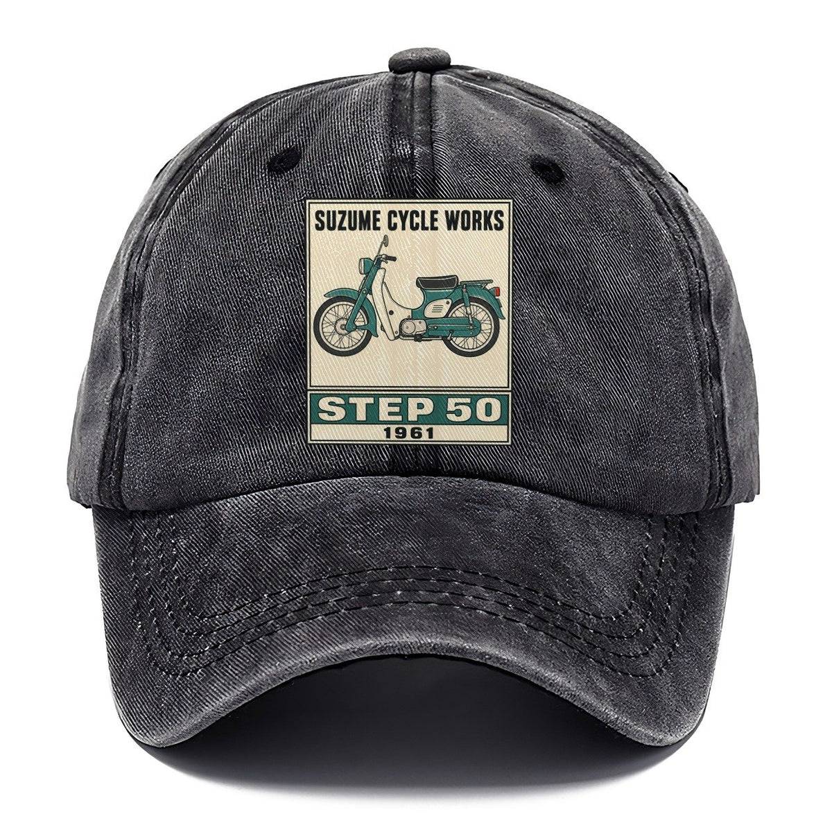 Suzume Step 50 Showa Speed Plates Classic Cap – Graphite