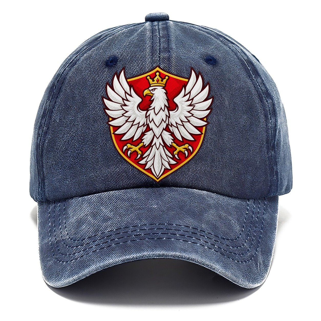 Poland Minimal Emblem Country Logos Classic Cap – Twilight Navy