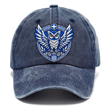 Greece Minimal Emblem Country Logos Classic Cap – Twilight Navy