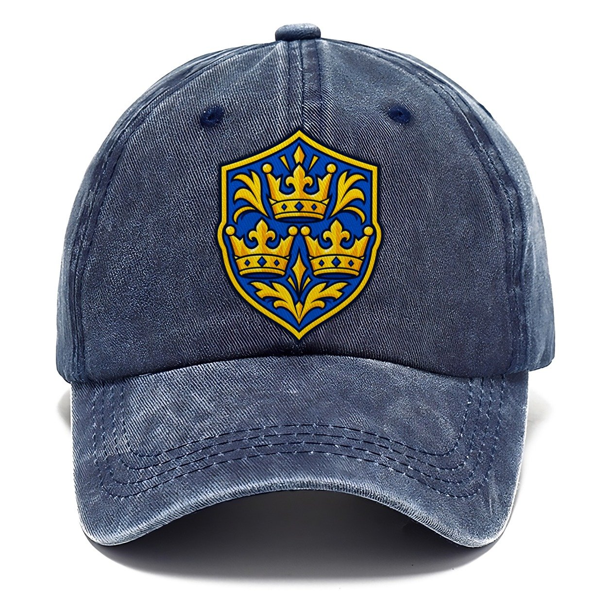 Sweden Minimal Emblem Country Logos Classic Cap – Twilight Navy