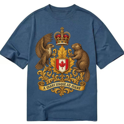Canada Heritage Maple Badge Classic T-shirt – Twilight Navy