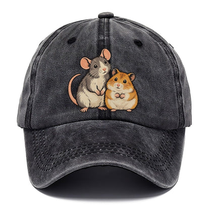Rat And Hamster Small Pet Logos Classic Cap – Graphite