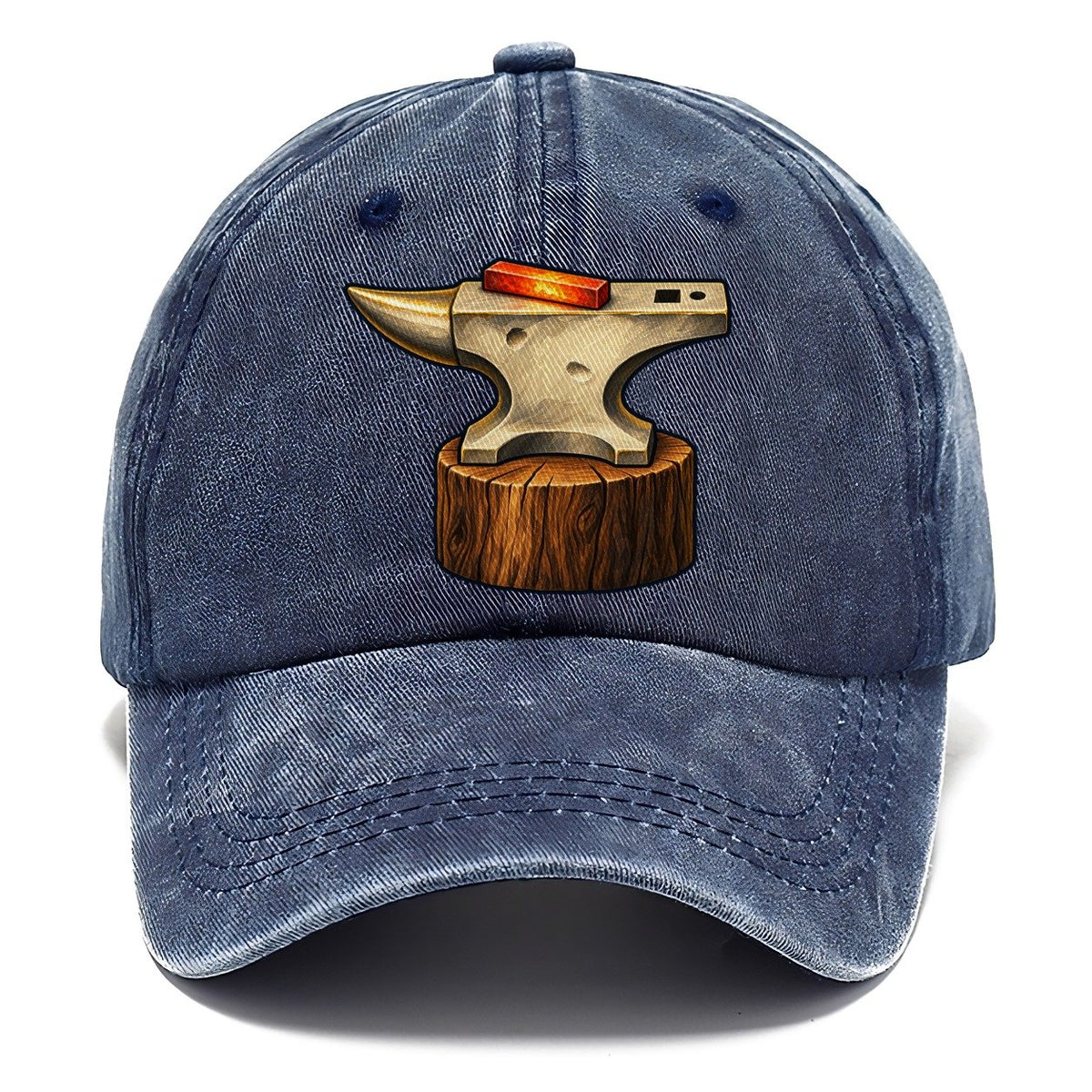 Anvil And Hot Bar Blacksmithing Classic Cap – Twilight Navy