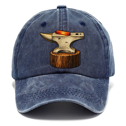 Anvil And Hot Bar Blacksmithing Classic Cap – Twilight Navy