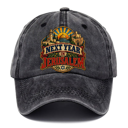 Next Year In Jerusalem Jerusalem Classic Cap – Graphite