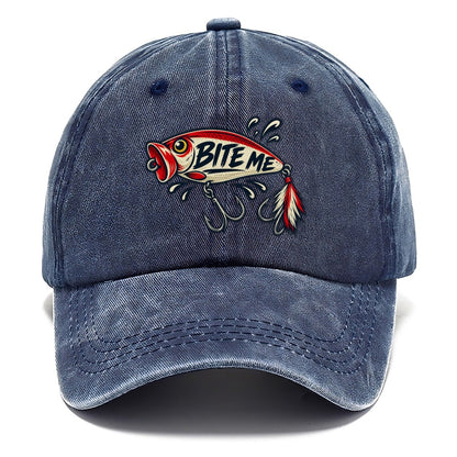 Bite Me Lure Fishing Elegant Classic Cap – Twilight Navy