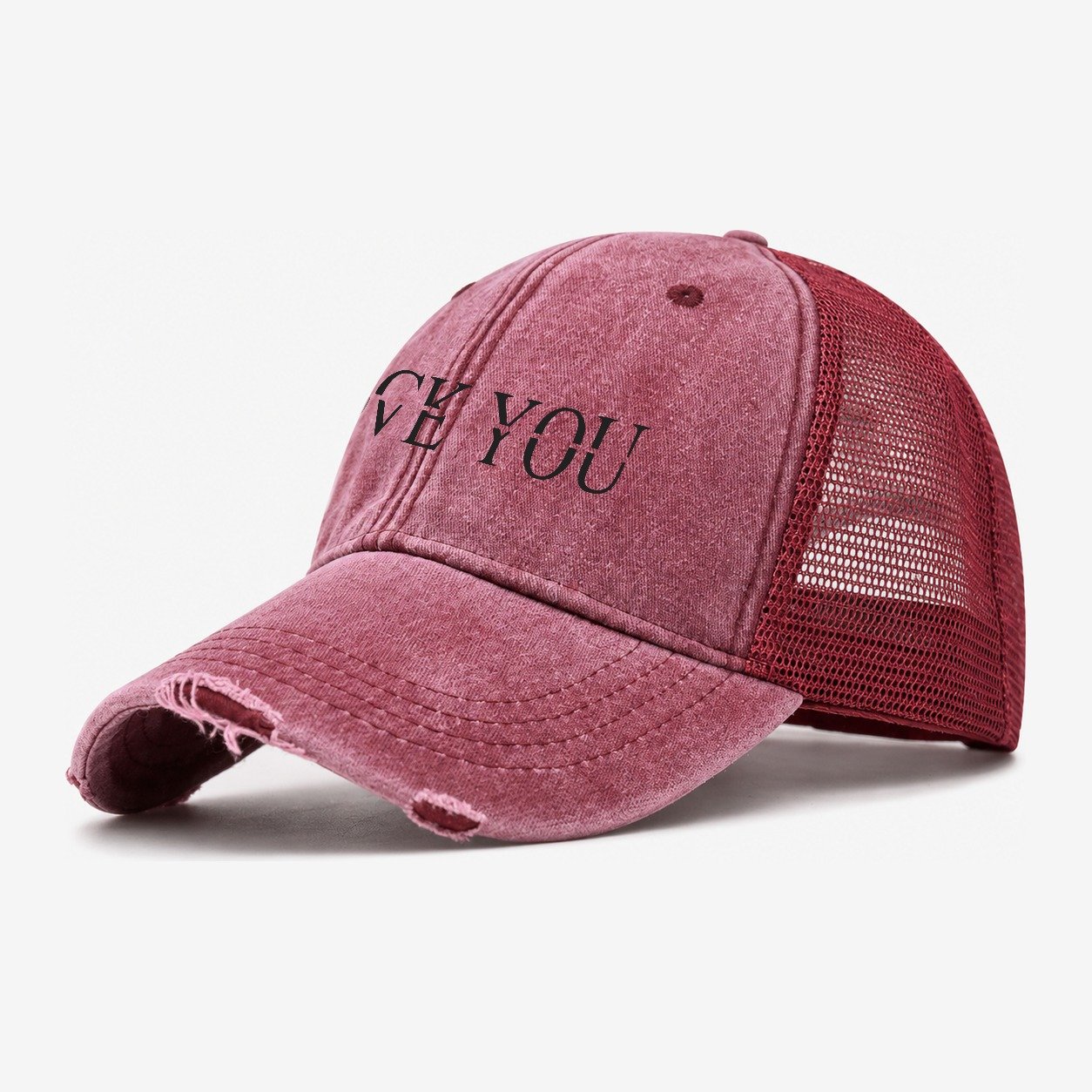 Wine Red — angle view