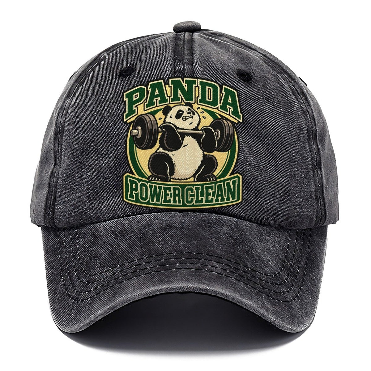 Panda Power Clean Animal Lifters Classic Cap – Graphite