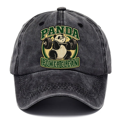 Panda Power Clean Animal Lifters Classic Cap – Graphite