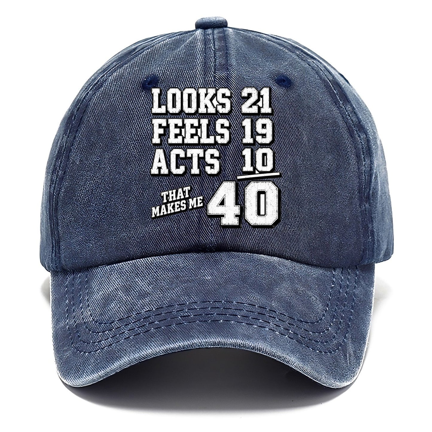Looks Feels Acts 40 Classic Cap – Twilight Navy