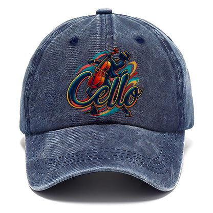 Cello Wordmark Music Instruments Classic Cap – Twilight Navy
