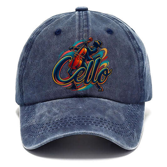 Cello Wordmark Music Instruments Classic Cap – Twilight Navy
