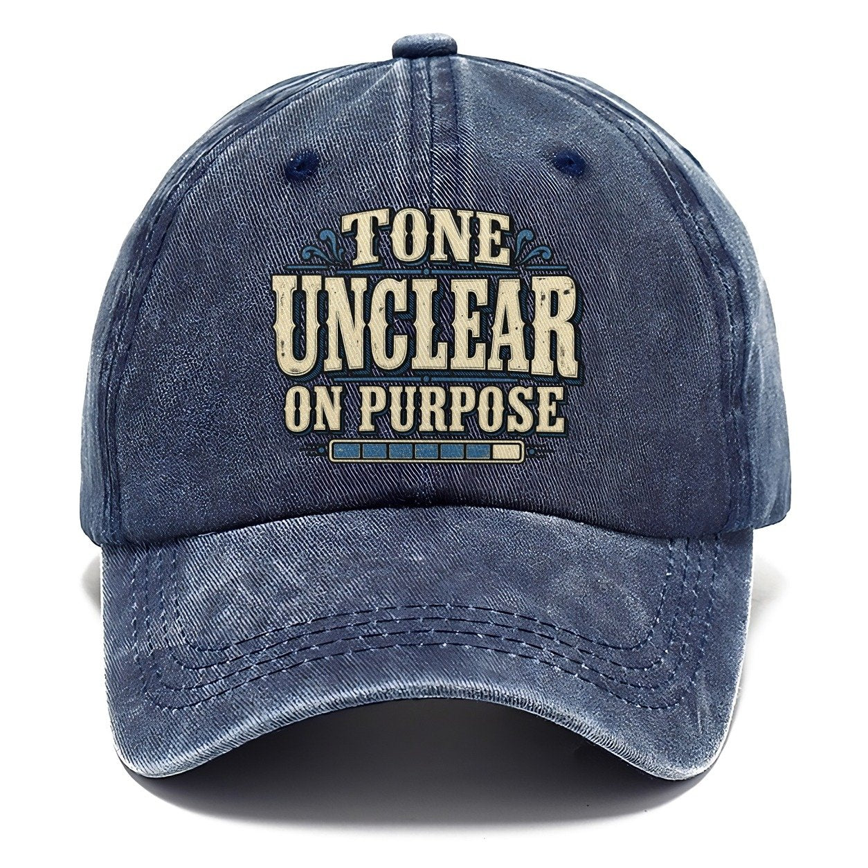 Tone Unclear On Purpose American Wit Classic Cap – Twilight Navy