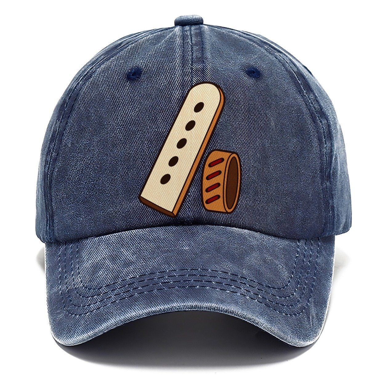 Belt End And Punched Holes Leathercraft Classic Cap – Twilight Navy