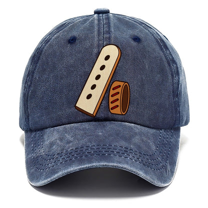 Belt End And Punched Holes Leathercraft Classic Cap – Twilight Navy