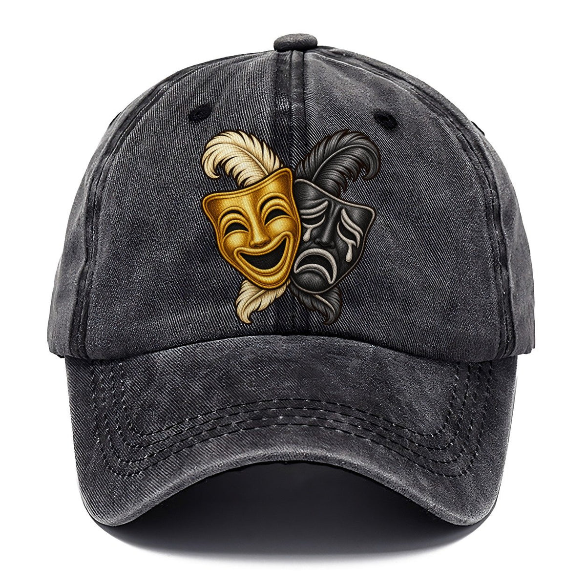 Masks Venetian Plumes Fan Favorites Classic Cap – Graphite