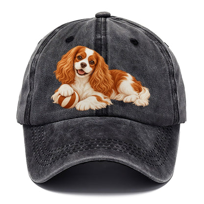 Cavalier King Charles Spaniel Resting Classic Cap – Graphite