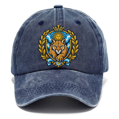 Argentina Heraldic Crest Country Logos Classic Cap – Twilight Navy